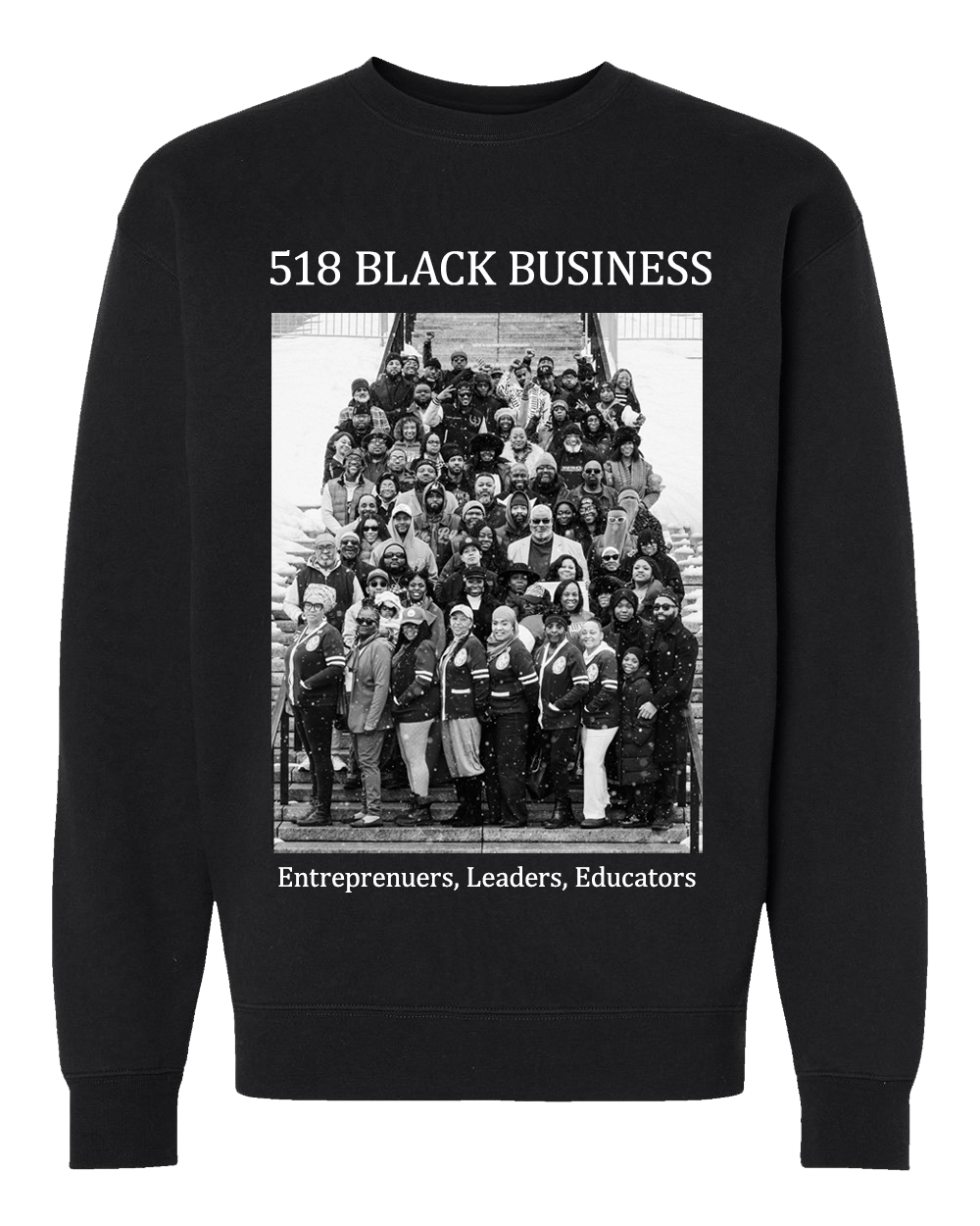 518 Black Unity Crewneck