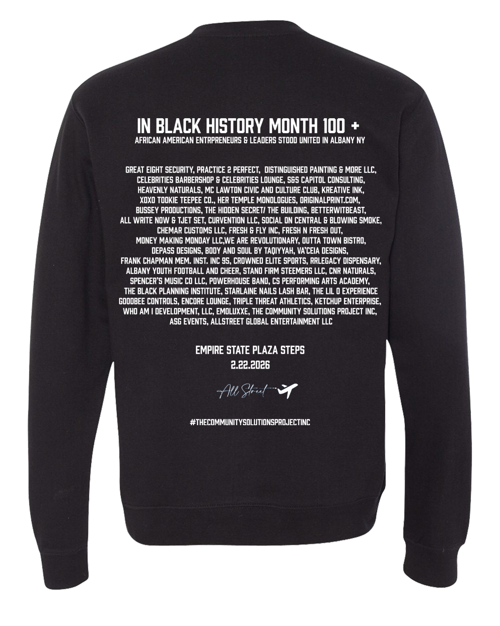 518 Black Unity Crewneck