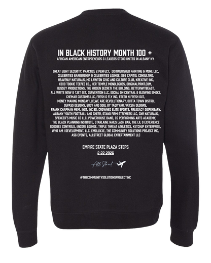 518 Black Unity Crewneck